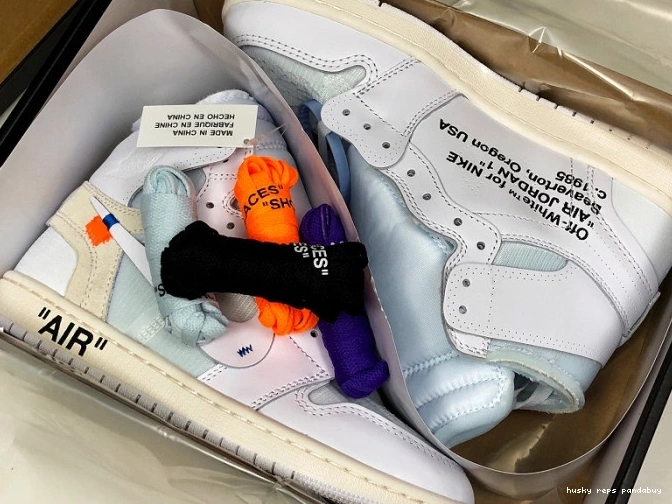 Rep Husky Air Jordan 1 AQ0818-100 White High Retro Off-White 0724